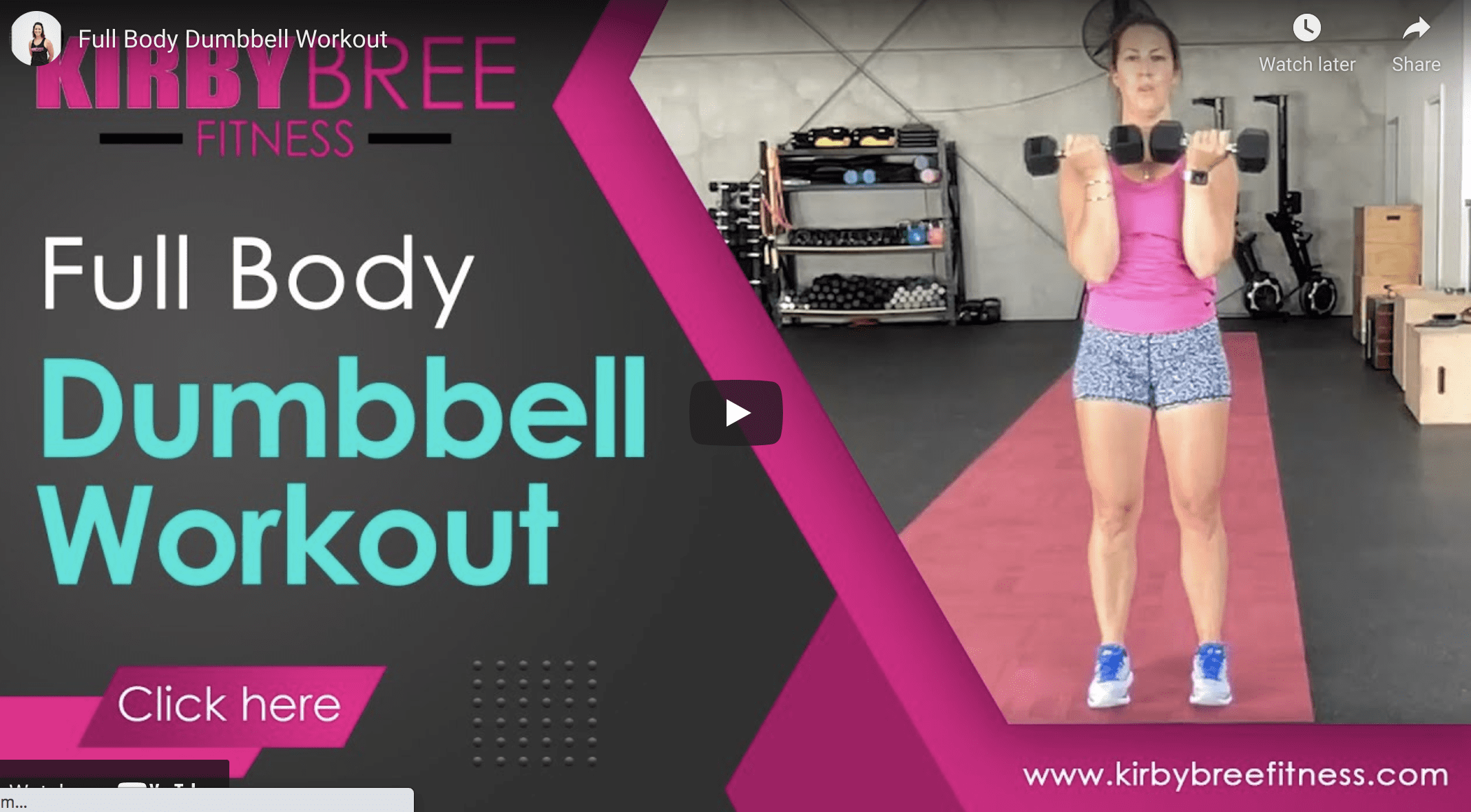 Full Body Dumbbell Workout